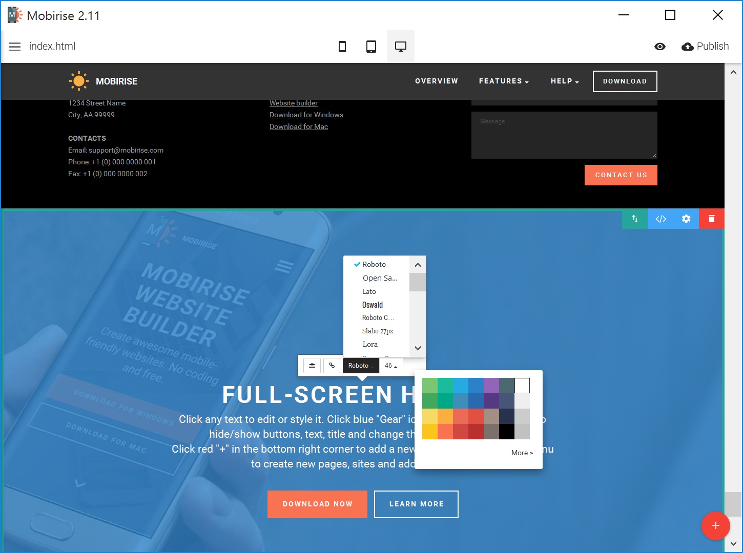 Quick HTML5 Web Page  Creator Review