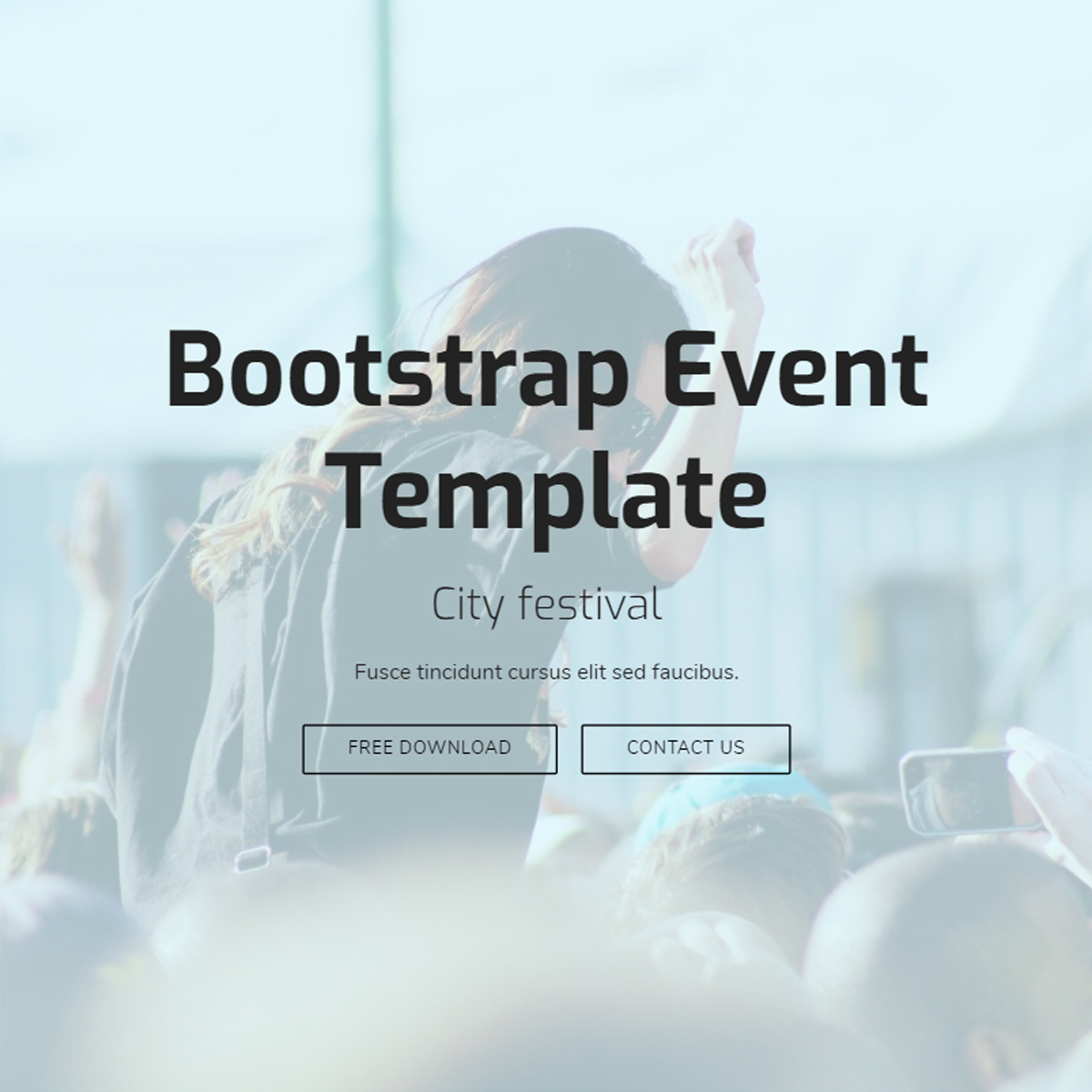 HTML Bootstrap Event Themes