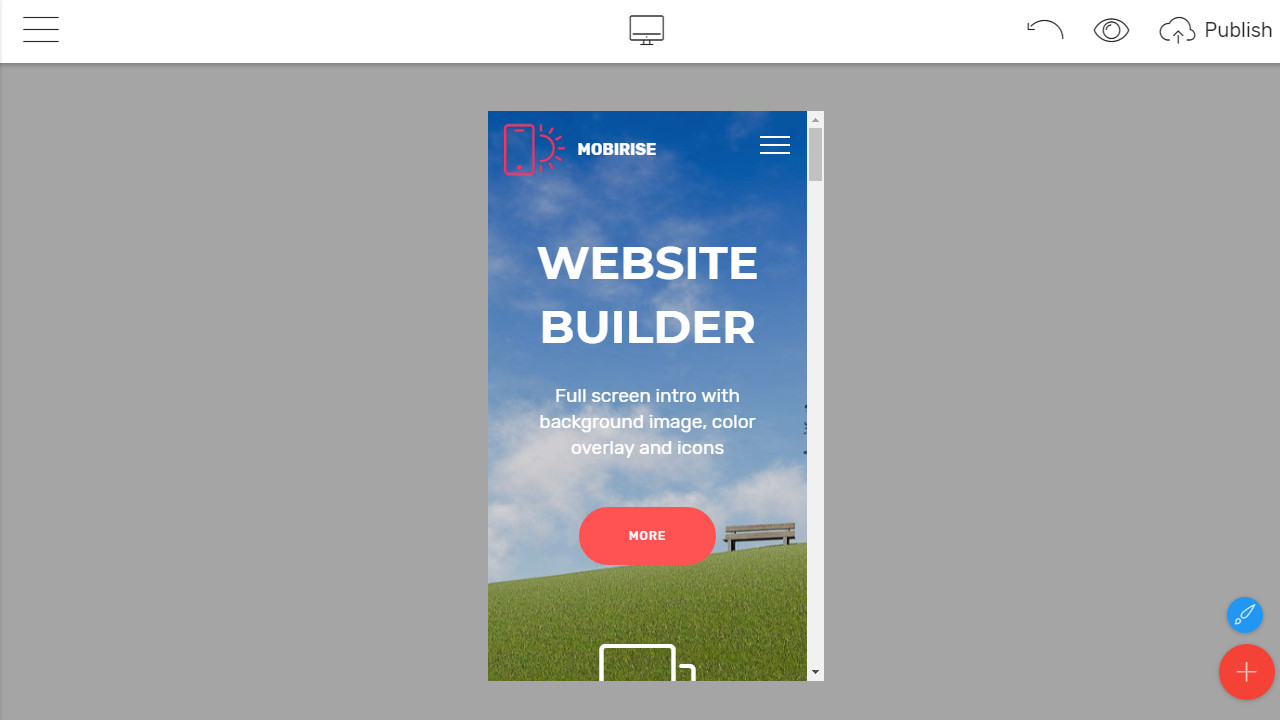 Mobile Web Builder